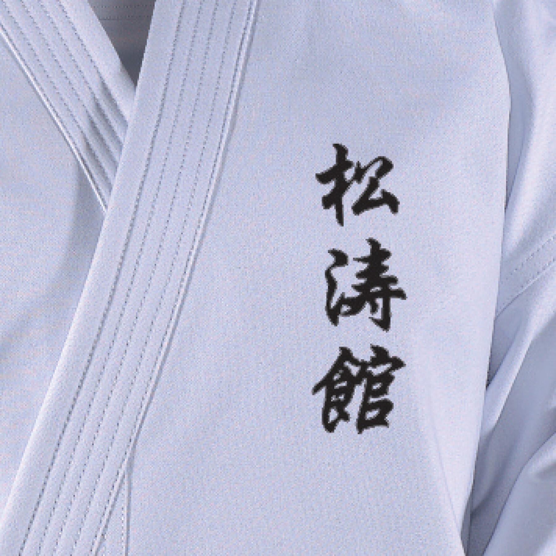 Broderie sur kimono Karaté Danrho Shotokan