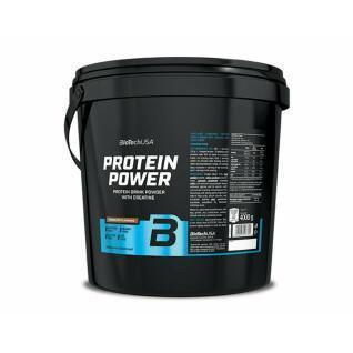 Lot de 2 seau de proteines Biotech USA power - Vanille - 4kg