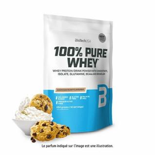 Sacs de protéines 100 % pur lactosérum Biotech USA - Cookies & cream - 454g